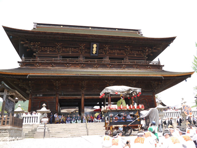 風景画（長野市 善光寺） 善光寺を知る | 善光寺御開帳│令和4年4月3日（日）-6月29日（水）