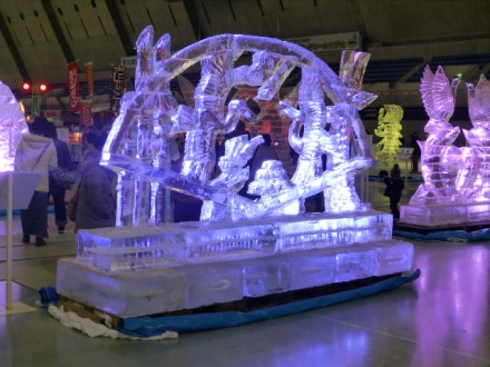第23回氷の彫刻展 in エムウェーブ