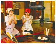 おやきづくり体験 写真