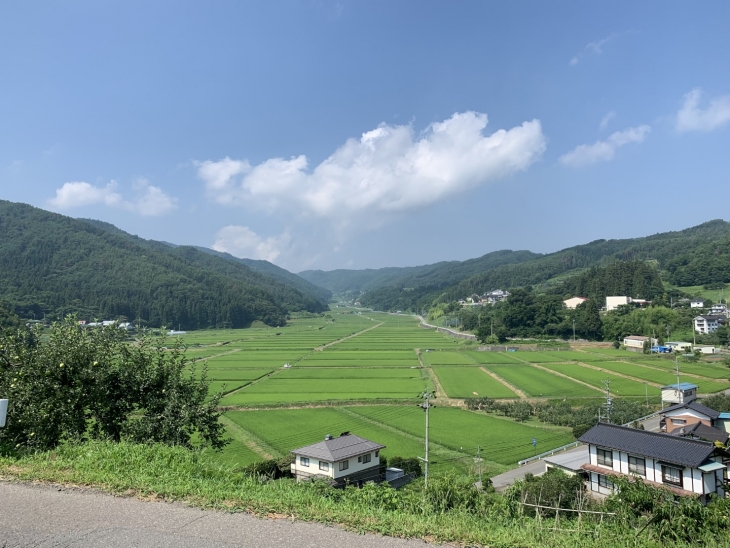 信更町田園風景